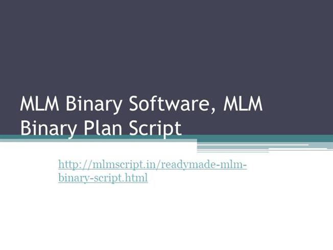 mlm binary plan